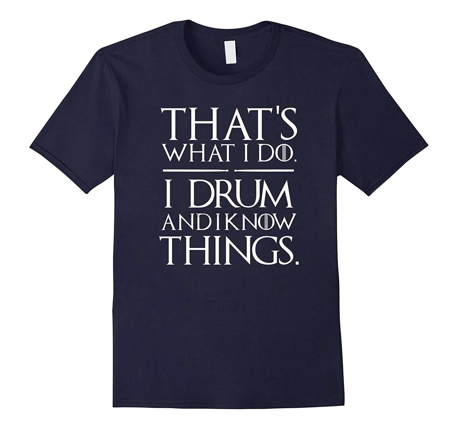 2019 модная футболка для мужчин I Drum and Know Things барабанщиков|Мужские футболки| |