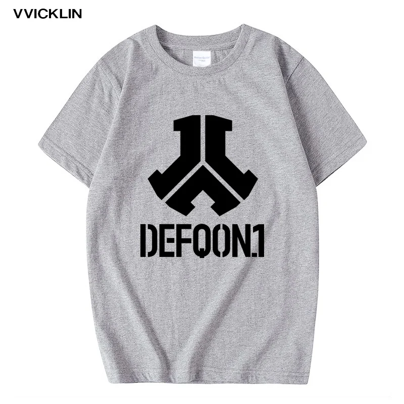 Defqon 1 дизайнерская футболка из чистого хлопка мужские футболки на заказ в стиле