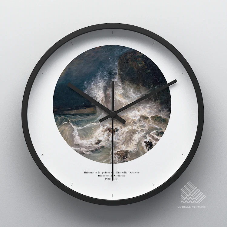 

Modern Simple Wall Clock Silent Creative Art Living Room Clock Mechanism Nordic Design Bedroom Reloj De Pared Home Decor BE50WC