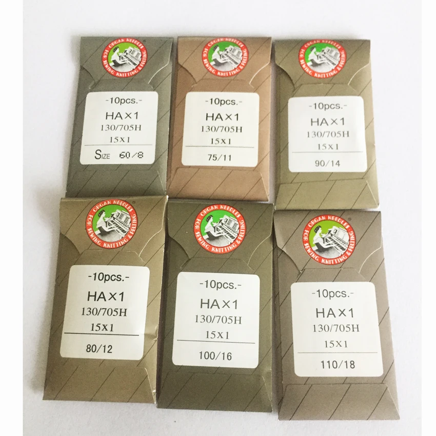 HA * 1 швейные иглы японские домашние Швейные для швейных машин SINGER BROTHER Размер 8 9 10