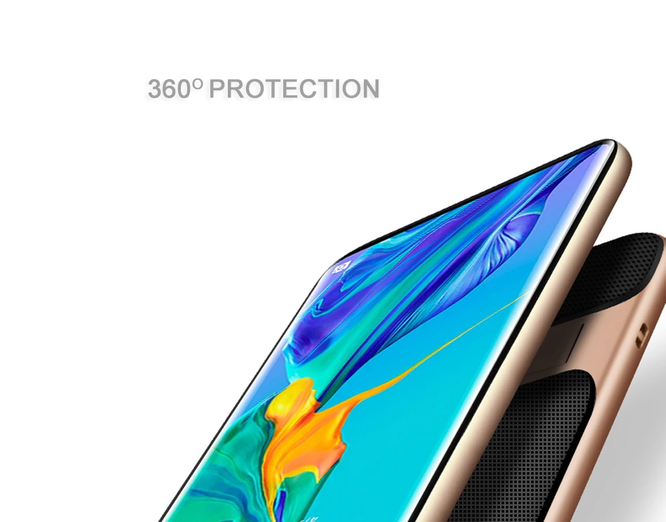 CAPSSICUM чехол с подставкой для huawei P30 Pro Чехол s PC силиконовый гибкий тонкий гелевый противоударный чехол с подставкой для задней панели P30PRO