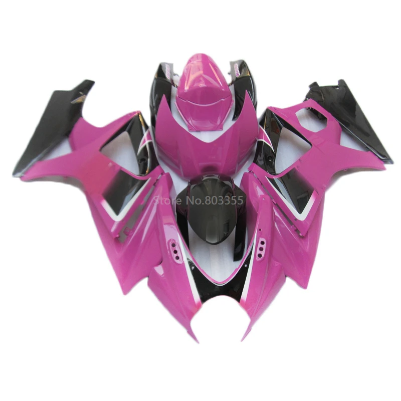 

Превосходные Пластиковые обтекатели розового и черного цвета, комплекты 100%, подходят для SUZUKI GSXR1000 2007 2008 K7, обтекатель gsxr1000 07 08 GT31