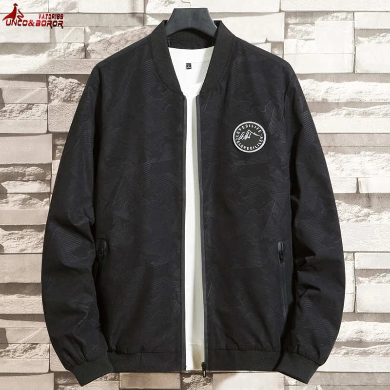

Spring Autumn Men's Bomber Zipper Varsity Jacket Male Casual Streetwear Hip Hop Slim Fit Pilot Coat Men Clothing Plus Size L~9XL