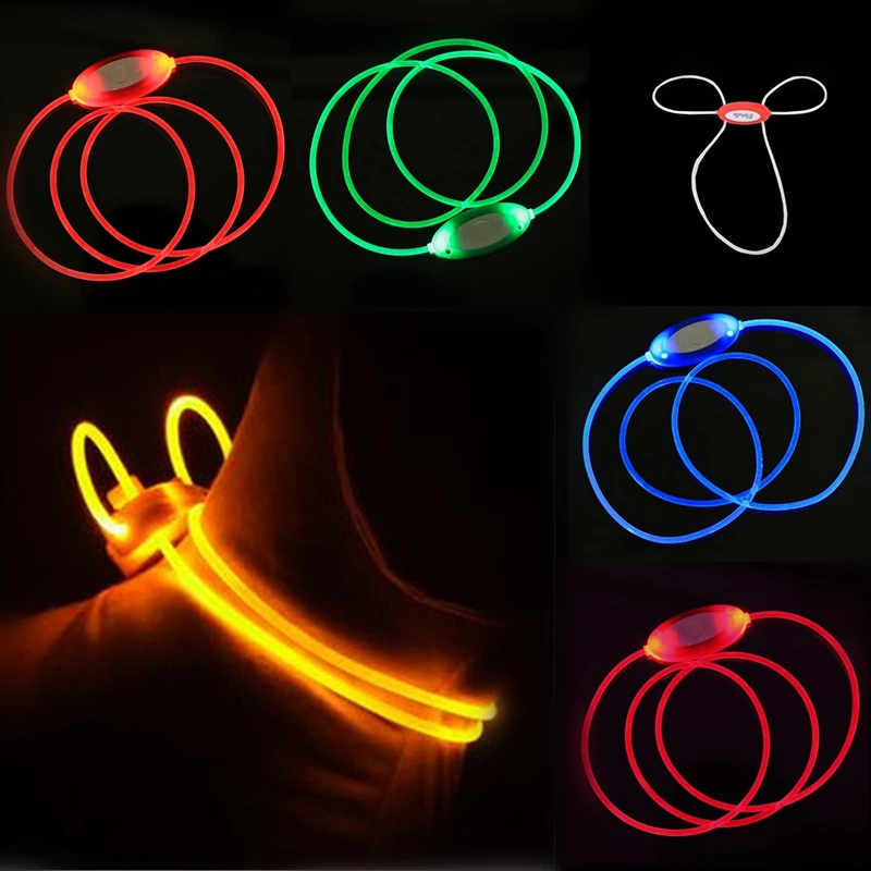 

Новый светодиодный мигающий ошейник для собак, регулируемый светящийся ожерелье для собак, кошек, ночная безопасность, товары для домашних ...