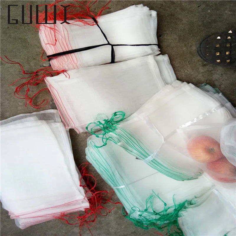 10 шт. белая Сетчатая Сумка садовая сетка для защиты от насекомых сумка переноски