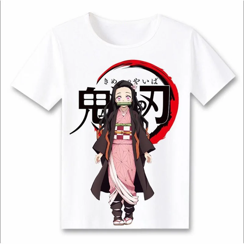 

Men Women's T Shirt Japanese Anime Demon Slayer 3D Printed T-Shirts Grunge Streetwear Harajuku Oversized Tops Boys Gothic Tees