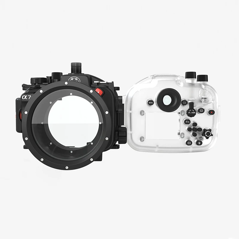 

For Sony A7 II NG V.2 Series 40M/130FT Underwater camera housing For Sony A7 II A7S A7R Mark II A7II A7M2 A7R2 A7RII Diving case