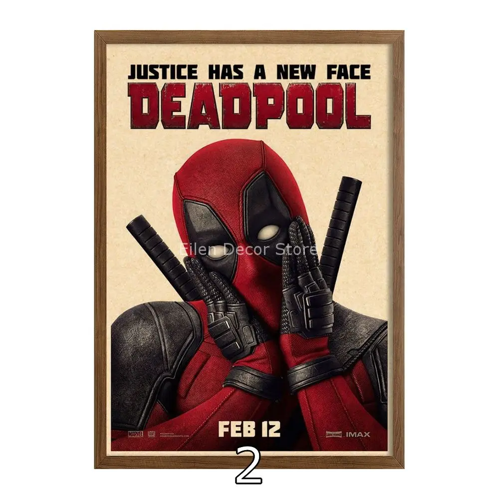 Плакаты и принты Дэдпула Настенный декор картина Ретро плакат Современная