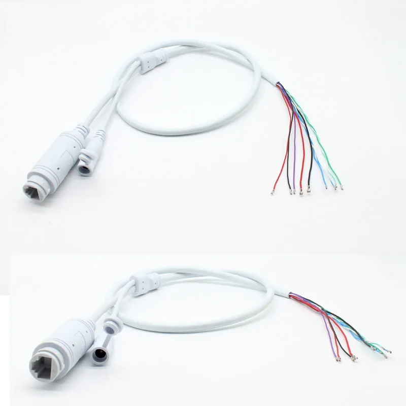 Встроенный 48 В POE Модуль видеонаблюдения конечный кабель LAN Power over Ethernet Lan RJ45 +