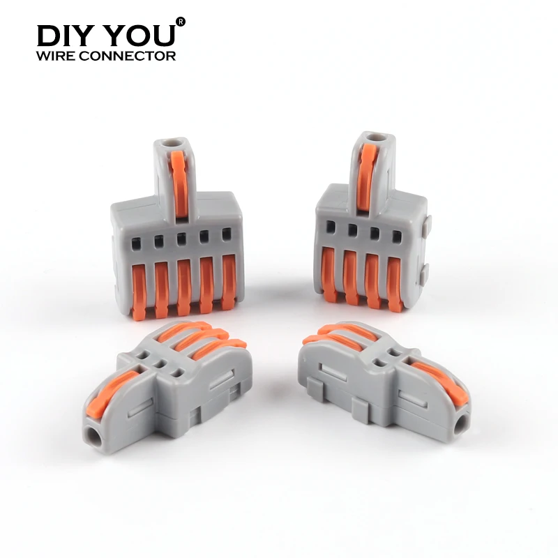 1 in multiple out electrical Splitter Wire Connector plug-in Terminal block Can Combined Butt Home Light Quick Wiring Connectors