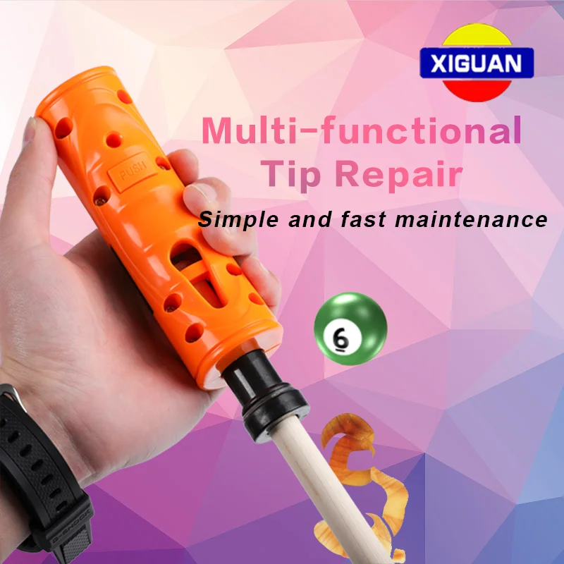 

Original XIGUAN Billiard Pool Training Tool Multi-functional Tip Repair Tool (Trimmer+Side Cutting+Ferrule Cutting) 11-14mm Tip
