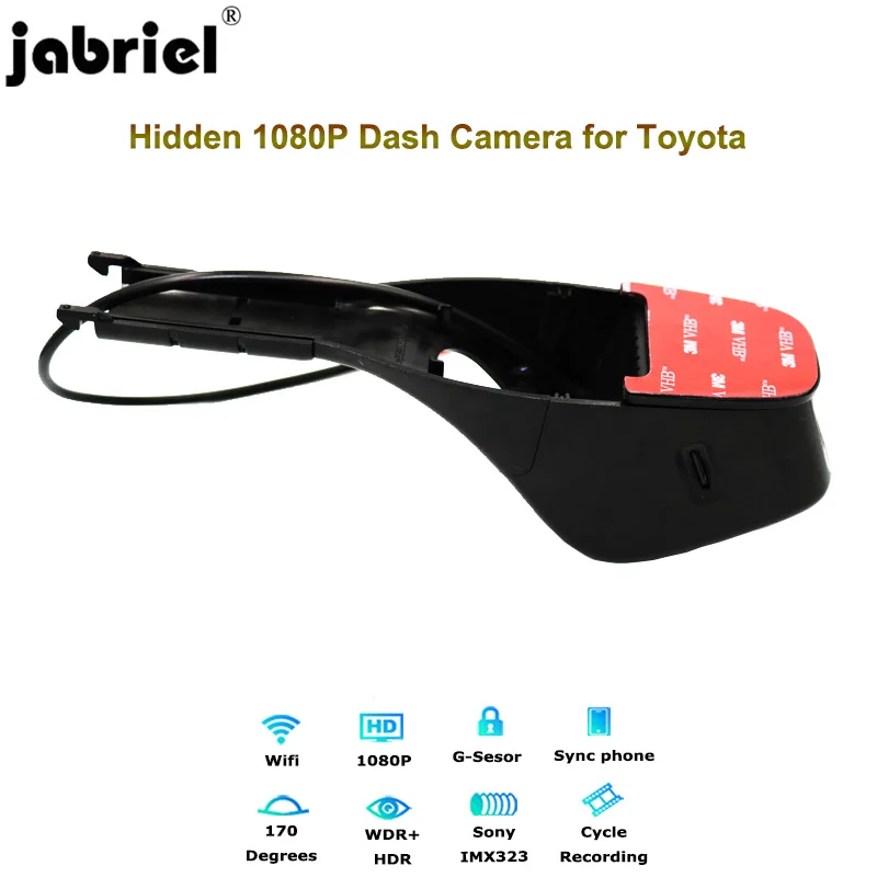 Скрытый видеорегистратор Jabriel 1080P с Wi Fi автомобильная камера Автомобильный 24