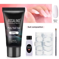 poly nail gel nail polish set for nail art design builder gel for manicure poly extension nail gel kit varnish tool