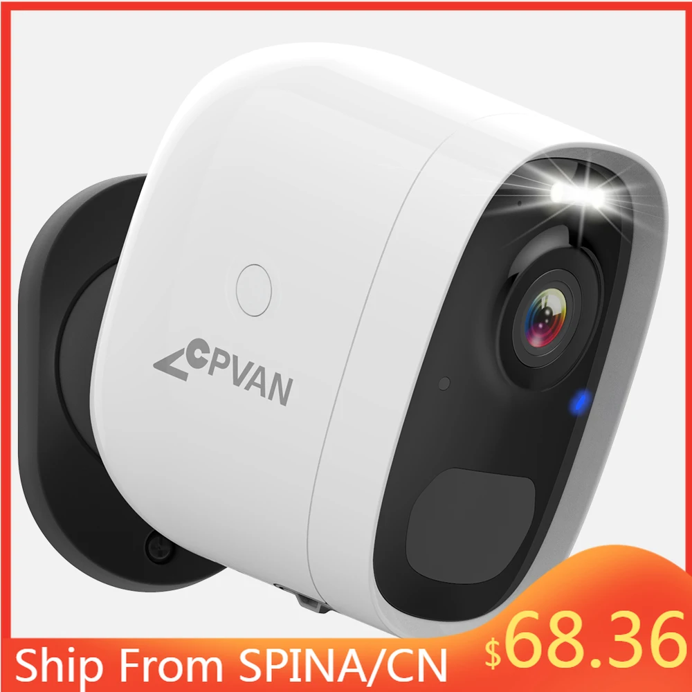 IP камера CPVAN уличная с поддержкой Wi Fi 6700 мА · ч 1080P|Камеры видеонаблюдения| |