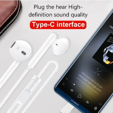 Наушники HUAWEI CM33 USB Type-C/AM116 3 5 мм проводные наушники-вкладыши с микрофоном и