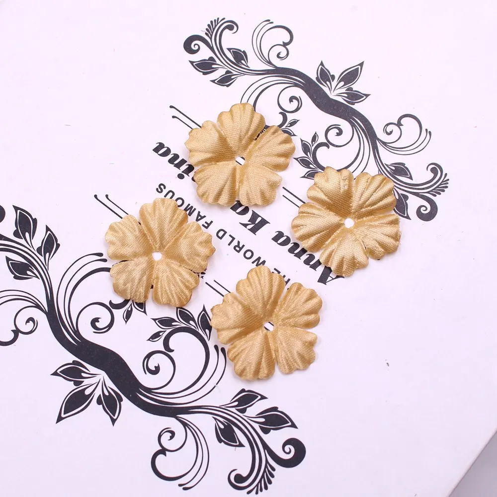 

1000pcs 2.5cm Artificial Flower Roses Petal Silk Wedding Home Decoration DIY Scrapbooking Flores Accessories Plant Ornaments