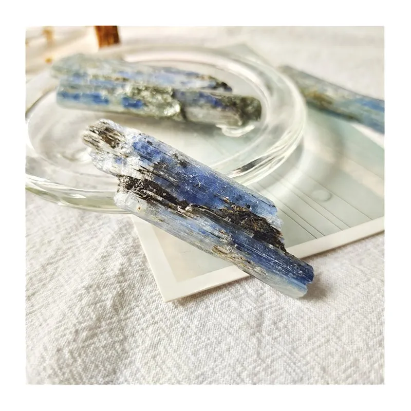 

Wholesale High Quality Natural Rough Blue Kyanite Raw Stone Specimen For Christmas Decorations