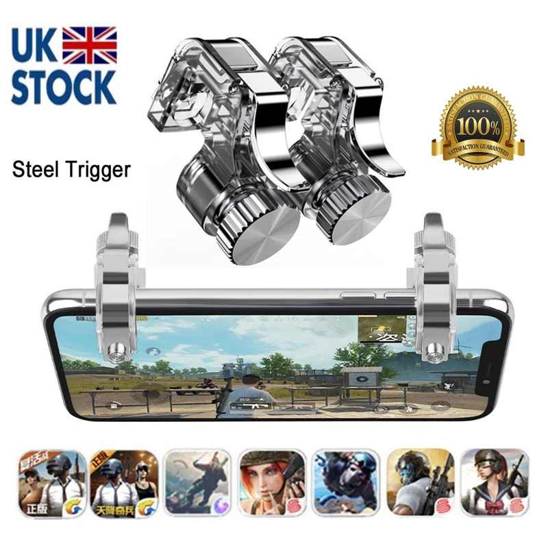 

New Phone Mobile Gaming Trigger Fire Button Handle Shooter Game Joysticks Gamepad For Fire Shooting Aim Key L1R1 Controller