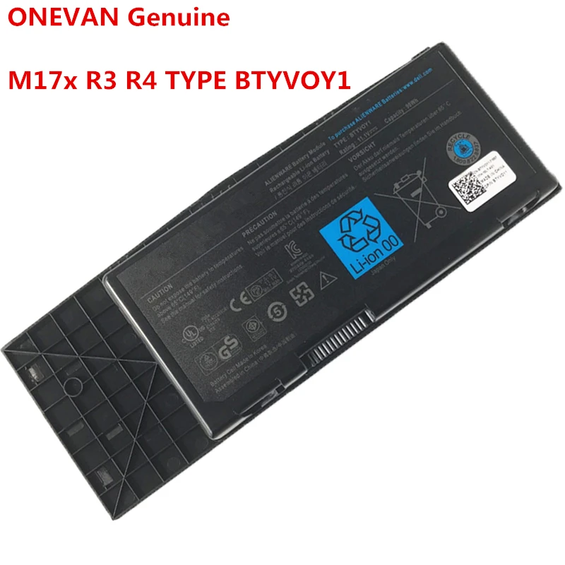Новый аккумулятор BTYVOY1 11 1 В 90 Вт/ч для ноутбука Dell Alienware M17X R3 R4 05WP5W CN 07XC9N 318 0397