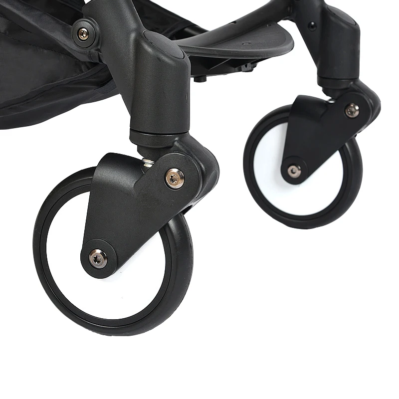 

1:1 Baby stroller Yoya Accessories Front Rear Wheel With Tool For Babyzenes Yoyo YuYu Vovo Aiqi Babytime Babysing Pushchair