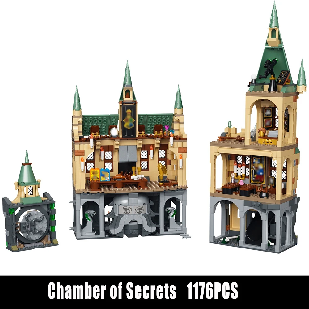 

IN Stock Magic Castle Chamber of Secrets Model Bricks Set Compatible with 76389 Building Blocks Toys for Kids Christmas Gifts