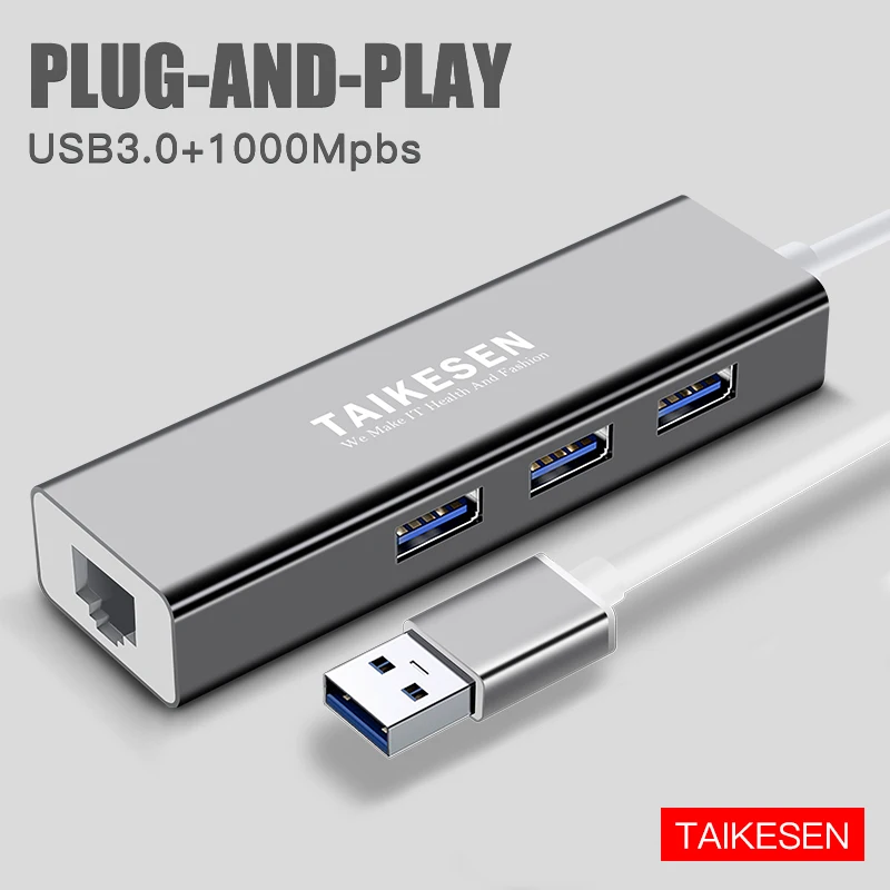 USB-концентратор USB Type-C 1000 Мбит/с 3 порта Rj45 | Компьютеры и офис