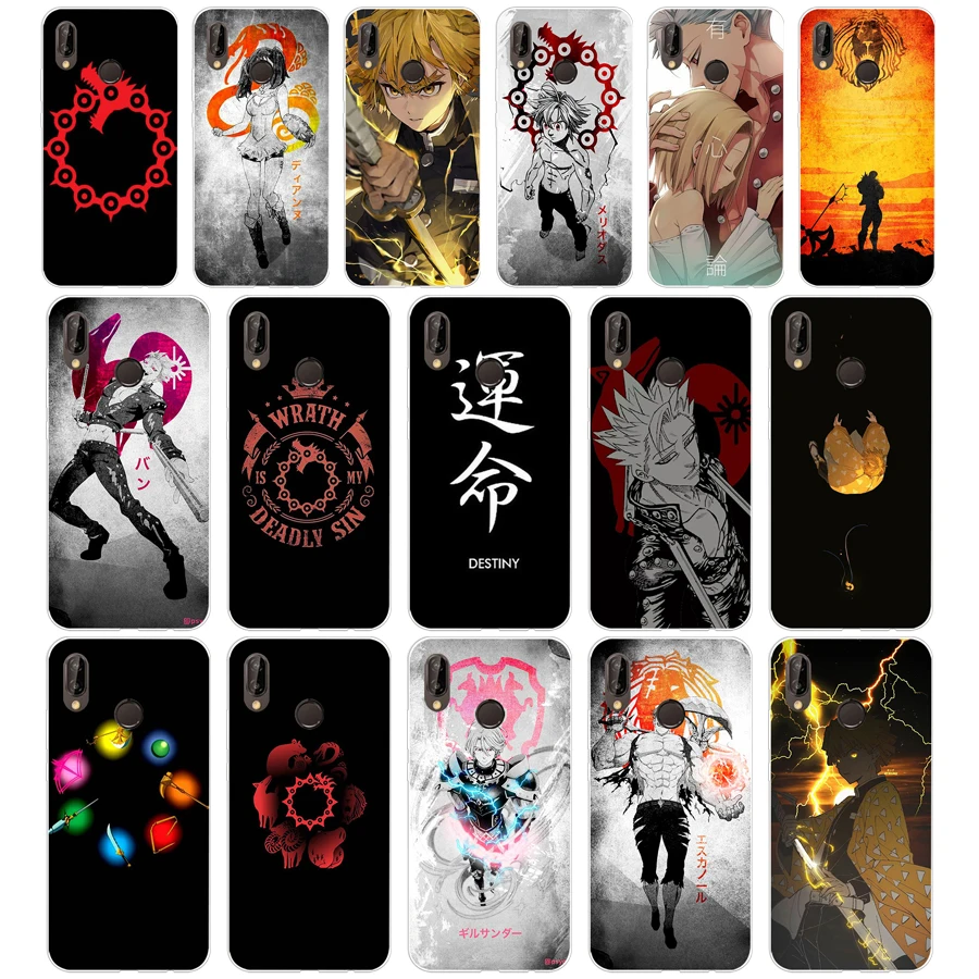 Мягкий Силиконовый ТПУ чехол 232FG Nanatsu no Taizai Seven Deadly Sin для huawei Mate P20 P30 Llte Pro Y6 Y7