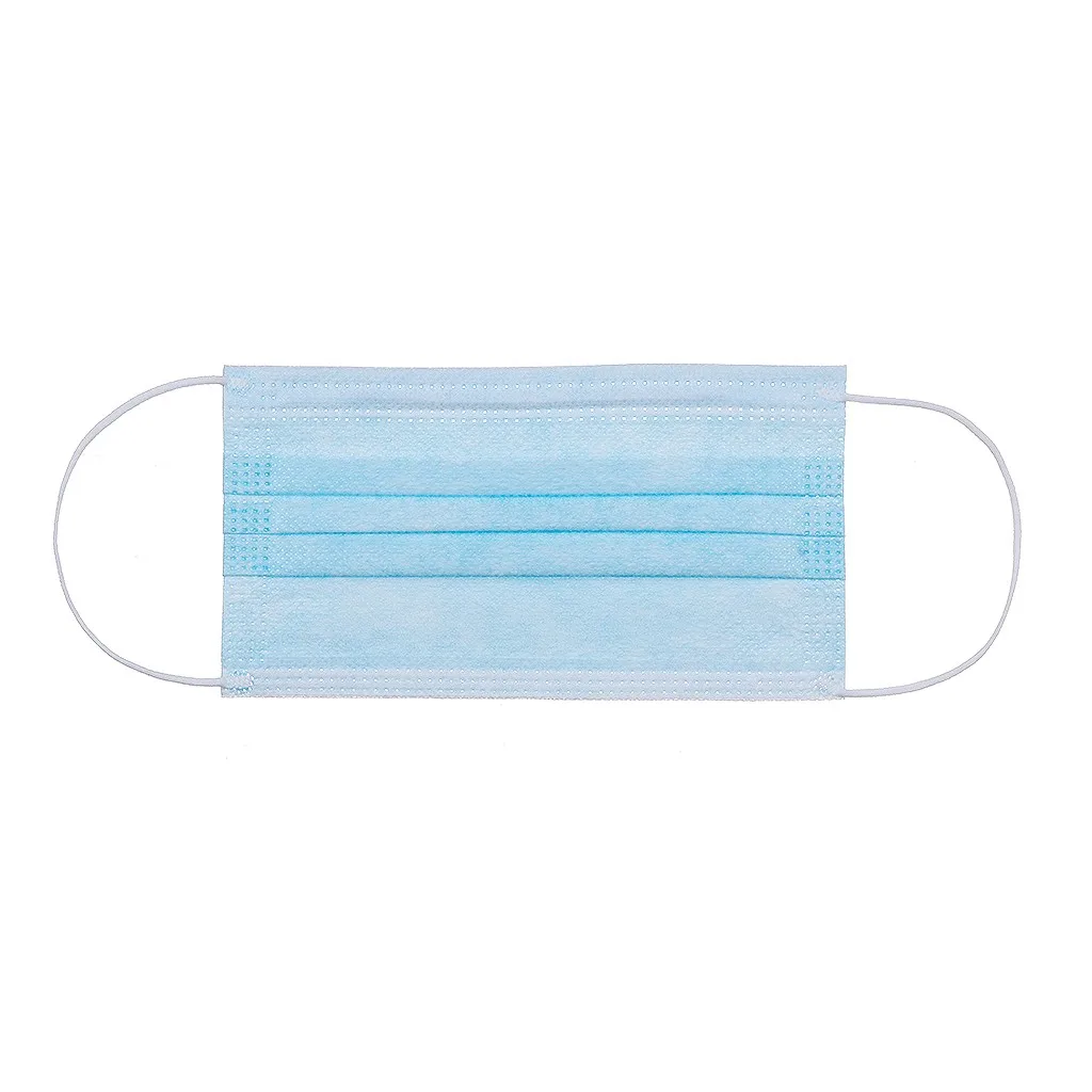 Одноразовые маски для лица рта противопылевые колпачки 3 слойная ткань meltblow