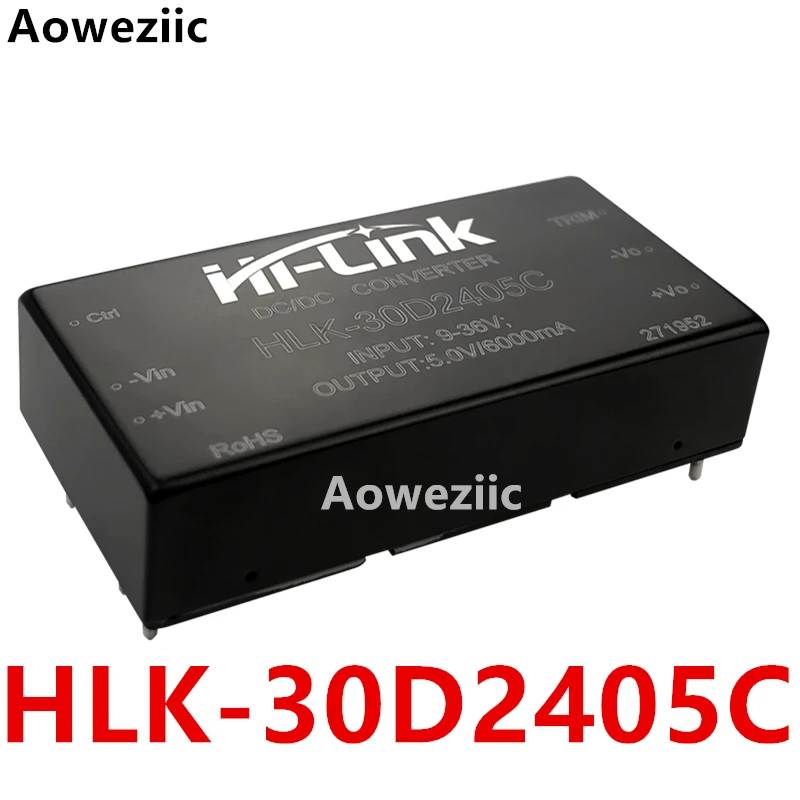 1 шт./лот HLK-30D2405C 5V 6A выходного сигнала постоянного тока DC понижающий
