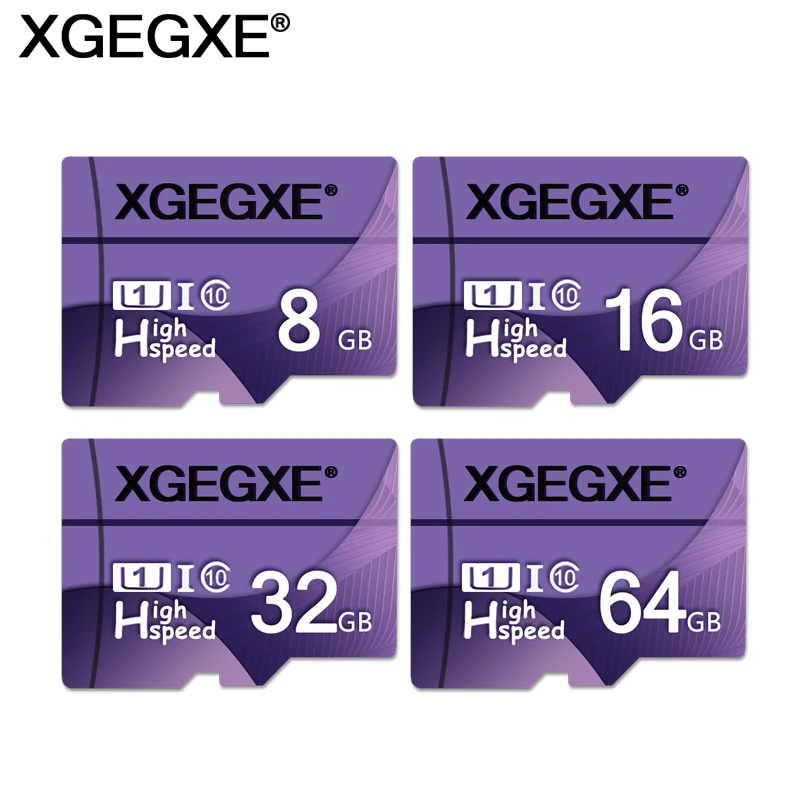 XGEGXE карта памяти 64 Гб высокоскоростная T флеш 32 ГБ 16 8 класс 10 U1|Карты памяти| |
