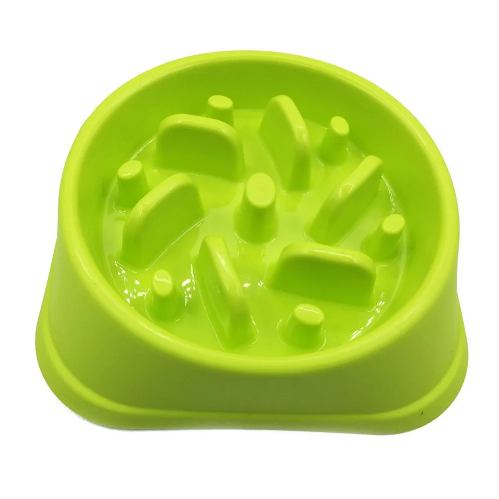 Новое 1 шт. медленное устройство для кормления собак анти шок глотание прочный ABS