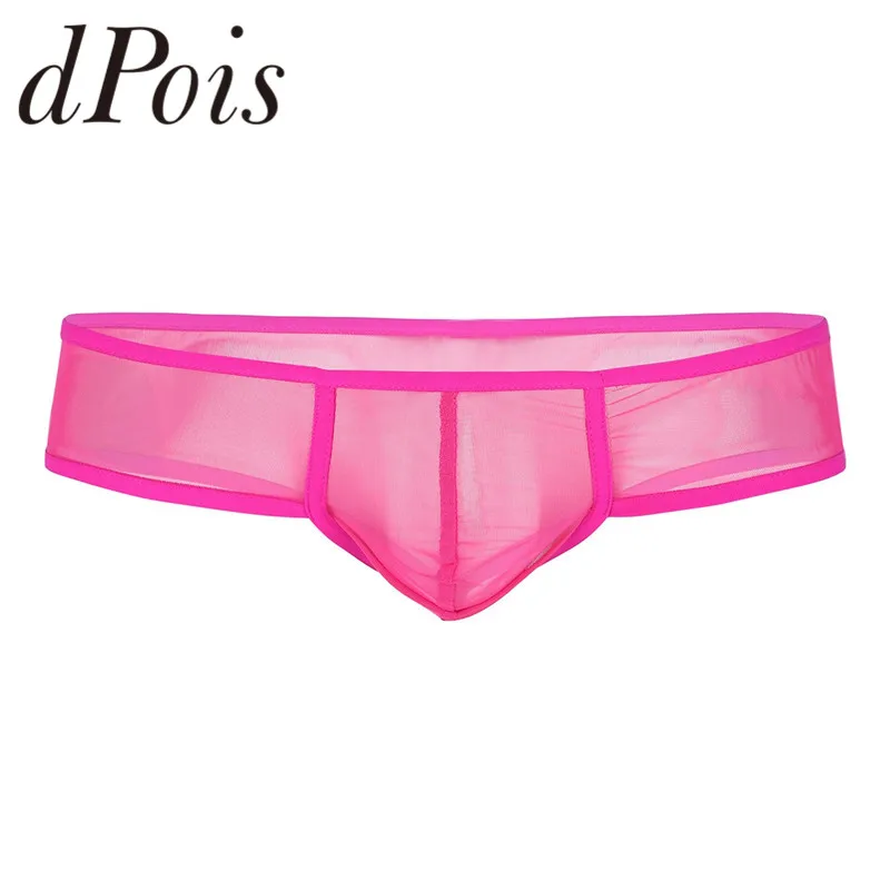 Мужские прозрачные сетчатые Трусы стринги с низкой посадкой|Комбинезоны| |