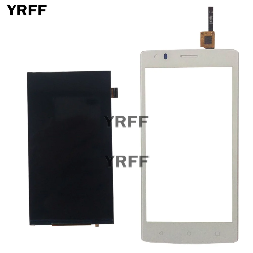 5 phone lcd display for fly fs502 cirrus 1 fs 502 lcd display touch screen front glass assembly digitizer panel tool protector free global shipping