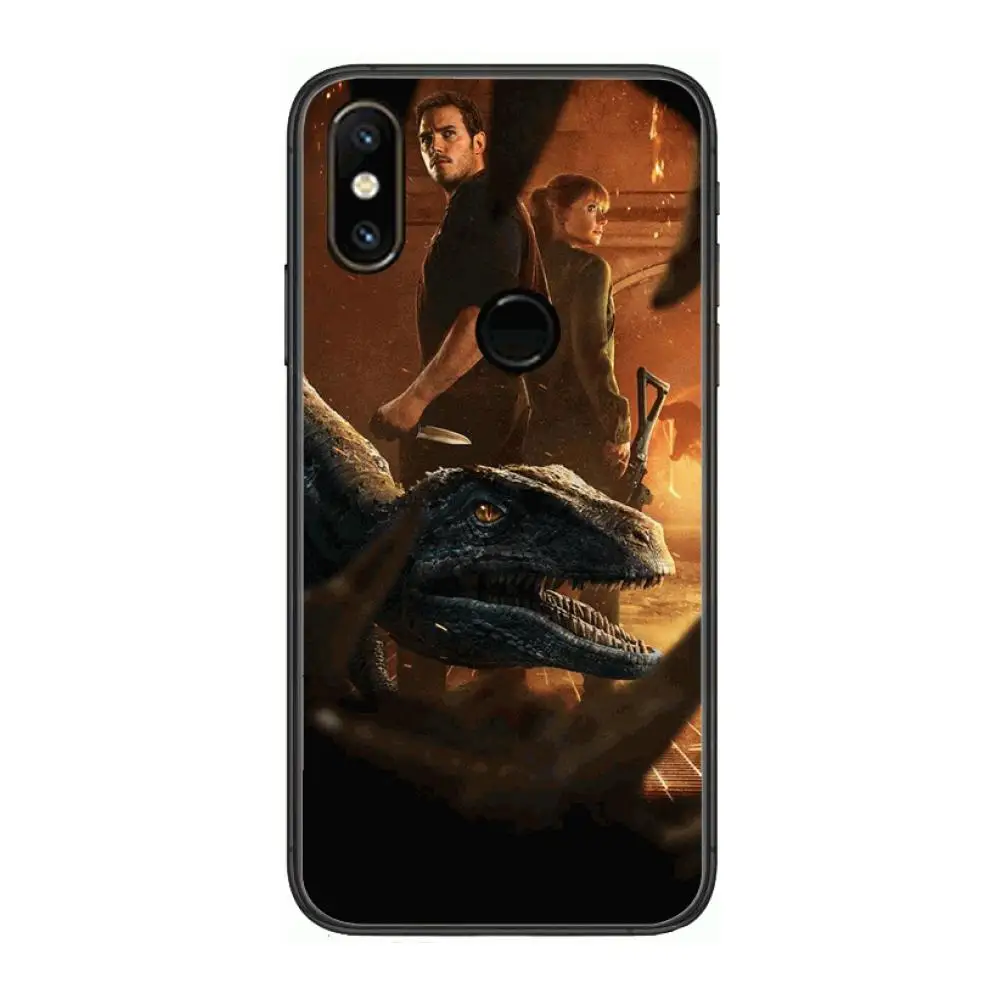 

Movie Mondo Jurassic Park Phone Case For xiaomi M2 C3 X3 F2 Lite NFC 6 5 x Poco k30 Pro Anime Black Cover Silicone Back Pretty