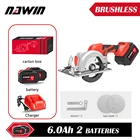 NAWIN электрическая циркулярная пила Мощность инструменты 20V многофункциональная электрическая пила с TCT Лезвия машина