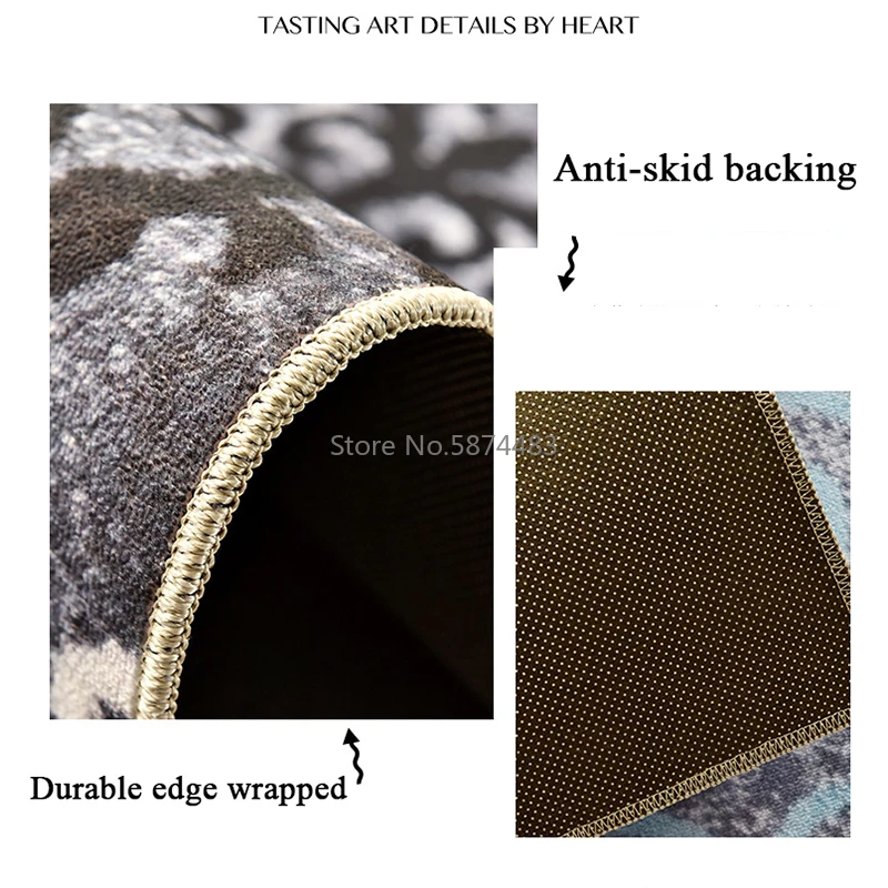 Богемный Американский ретро ковры для гостиной в стиле Марокко ковер спальни