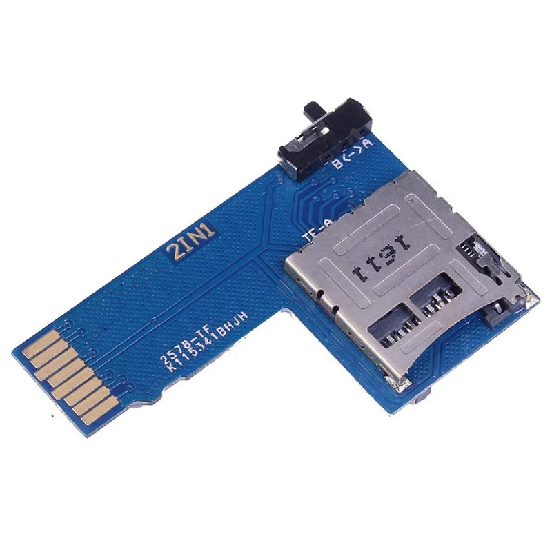 

1pc Icstation 2 in 1 Micro SD Card Memory Storage Board Shield Module Dual System Switcher for Raspberry Pi B+ 2B 3B