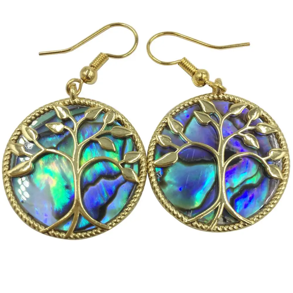 Бесплатная доставка женские модные ювелирные украшения Древо жизни круглые