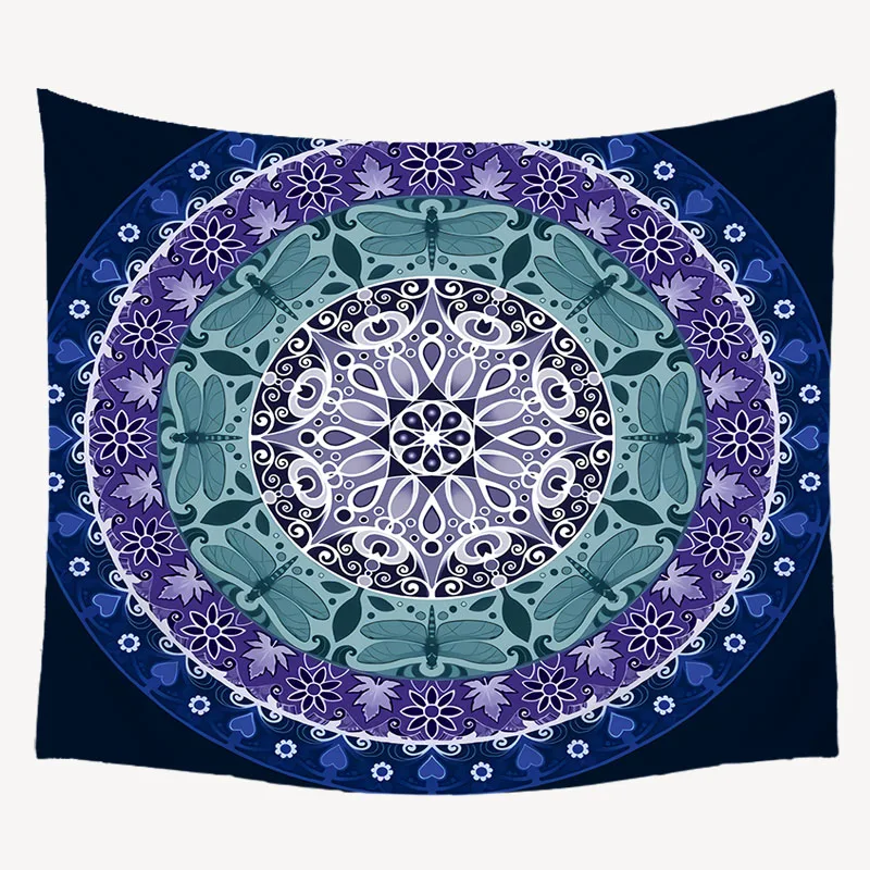 Узор ковер Декор Psychedelic Настенный Гобелен Мандала настенный гобелен из ткани