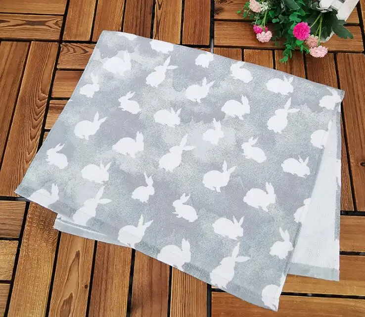 Design 7 Животные мультфильмы настольная салфетка, кухонное полотенце, мягкое Впитывающее чайное полотенце, кухонное чистящее полотенце, полотенце для посуды, хлопок, эко-принт - Цвет: Design 7
