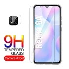 2 в 1 для камеры, Защитное стекло для экрана для Xiaomi Redmi 9c 9i 9a 9at 9 крышка объектива защитная пленка против механических повреждений экрана из закаленного стекла