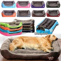 super soft dog square bed warm plush cat mat dog beds for large dogs puppy bed house nest cushion pet product accessories