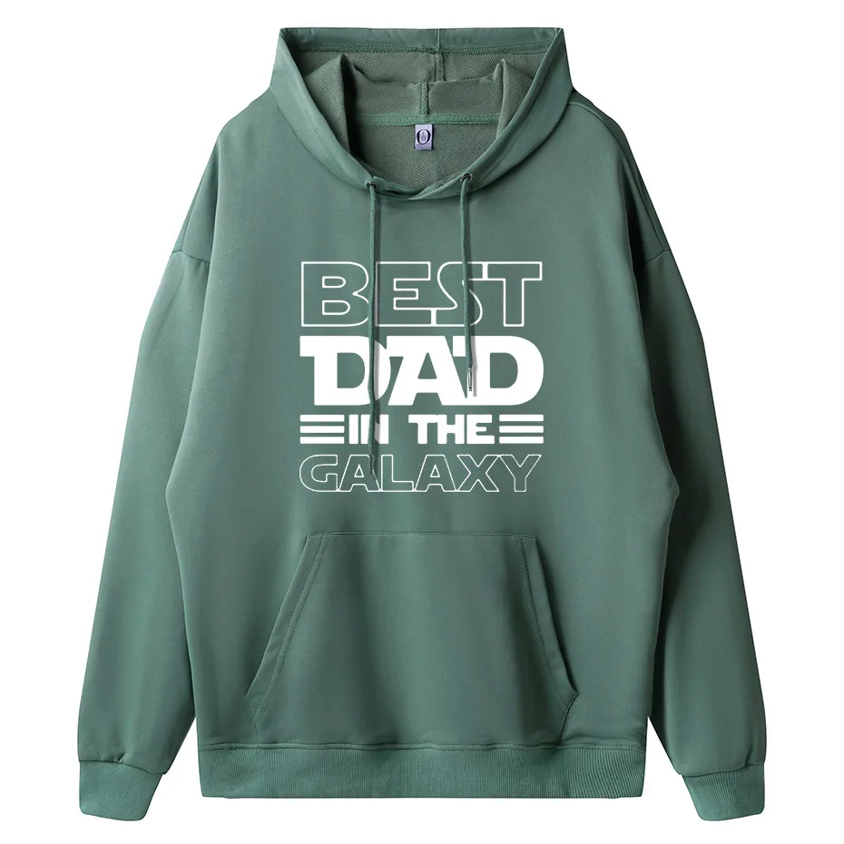 

NEW Best Dad In The Galaxy Funny Fathers Day Present Birthday Gifts For Men Husband Cotton Hoodies, Sweatshirts