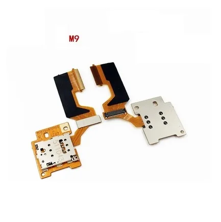 10 шт./лот слот для sim карты гнездо считыватель Держатель гибкий кабель лента htc one m9
