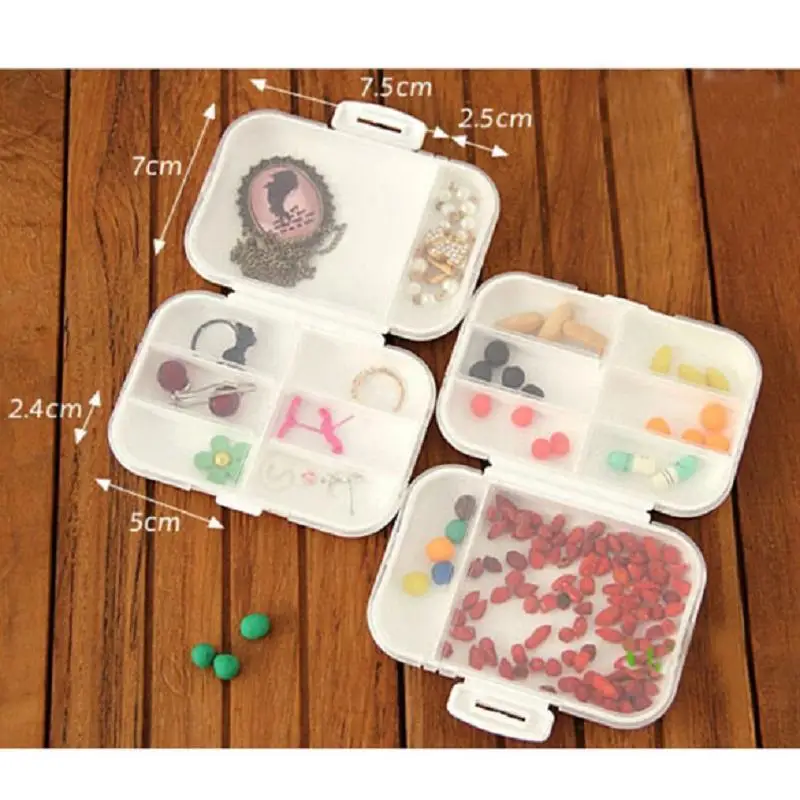 Мини витамин держатель Портативный Еженедельные таблетки чехол s медицина