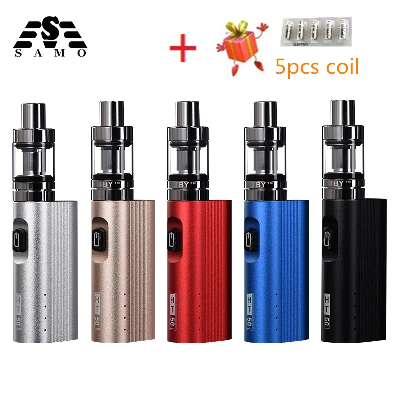 Оригинальная электронная сигарета HT 50 Вт набор для мини-сигарет 2200 мАч бокс мод 510