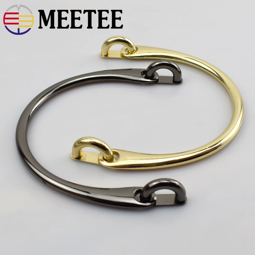 Meetee 2 шт. 11.5x8.5см металлическая сумка с ручками сменная ручка застежка клатч через