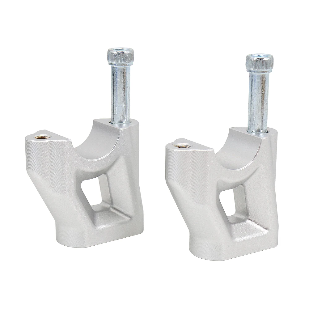 НОВЫЙ TIGER 800 Tiger Подъемник руля мотоцикла Задний зажим для XC/XCX/XCA Серебристый