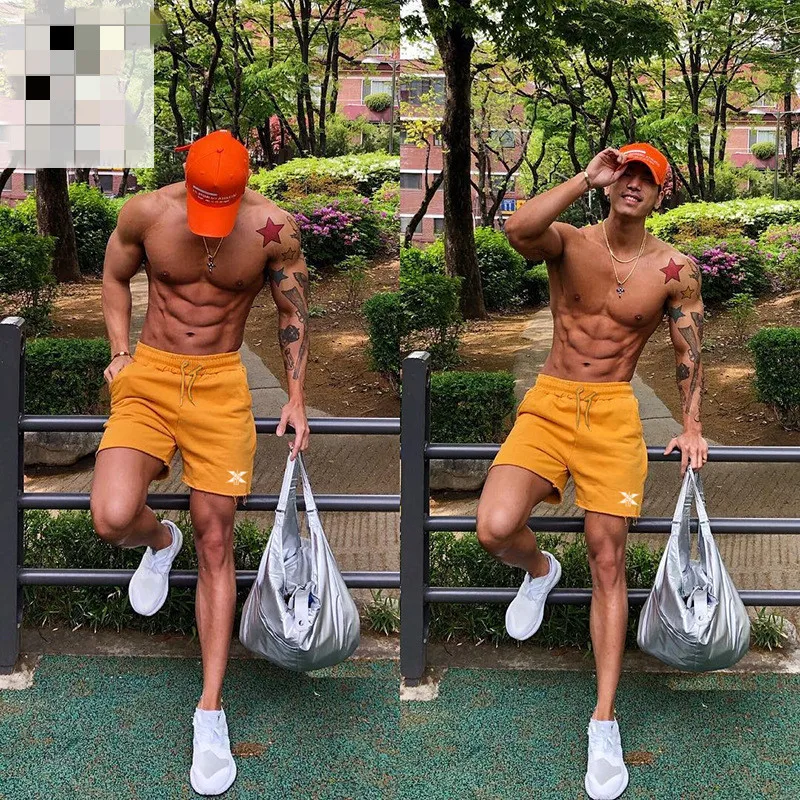 

Dr. Muscle Brothers Korea's new summer sports shorts for men loose running fitness training pants