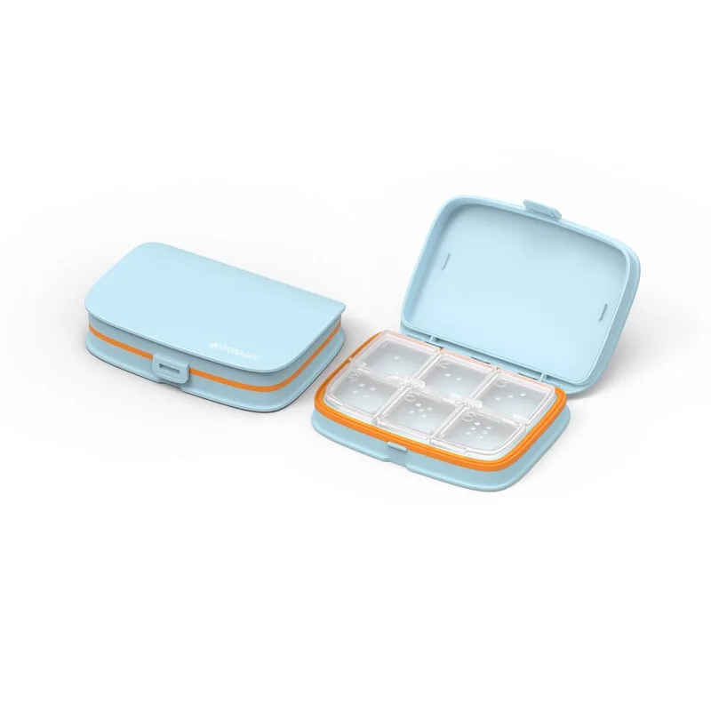 

Portable Pill Box 4/6 Grids Travel Pills Organizer Tablet Dispenser Splitters Container Medicine Storage Box Weekly Pill Case